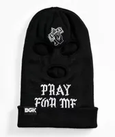 DGK Pray For Me Black Balaclava Beanie