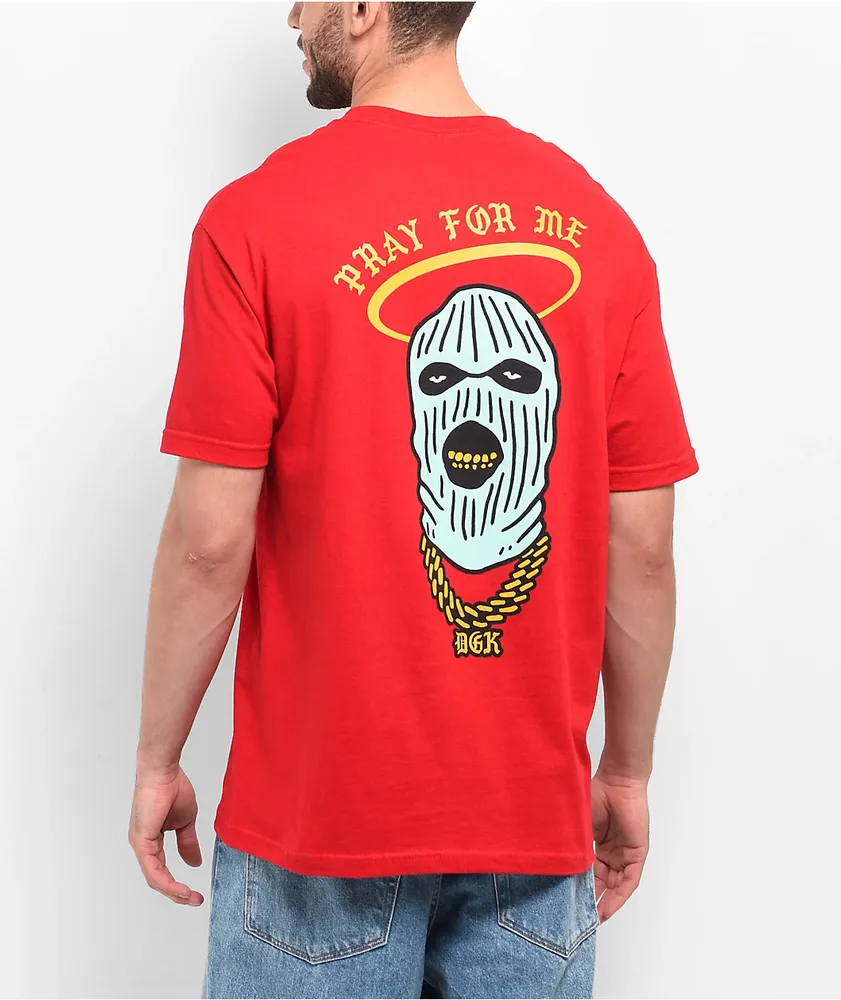 DGK Pray For Me Red T-Shirt