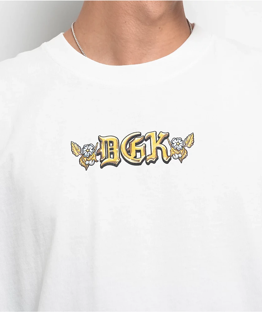 DGK Protect Us Heavyweight White T-Shirt