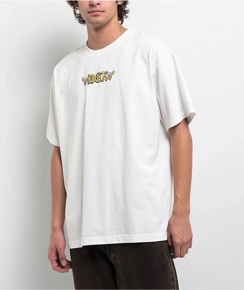 DGK Protect Us Heavyweight White T-Shirt