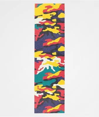 DGK Red, Green, and Yellow Camo Grip Tape