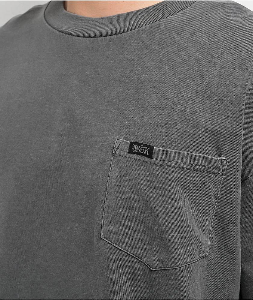 DGK Redemption 2.0 Heavyweight Charcoal T-Shirt