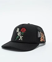 DGK Represent Black Trucker Hat