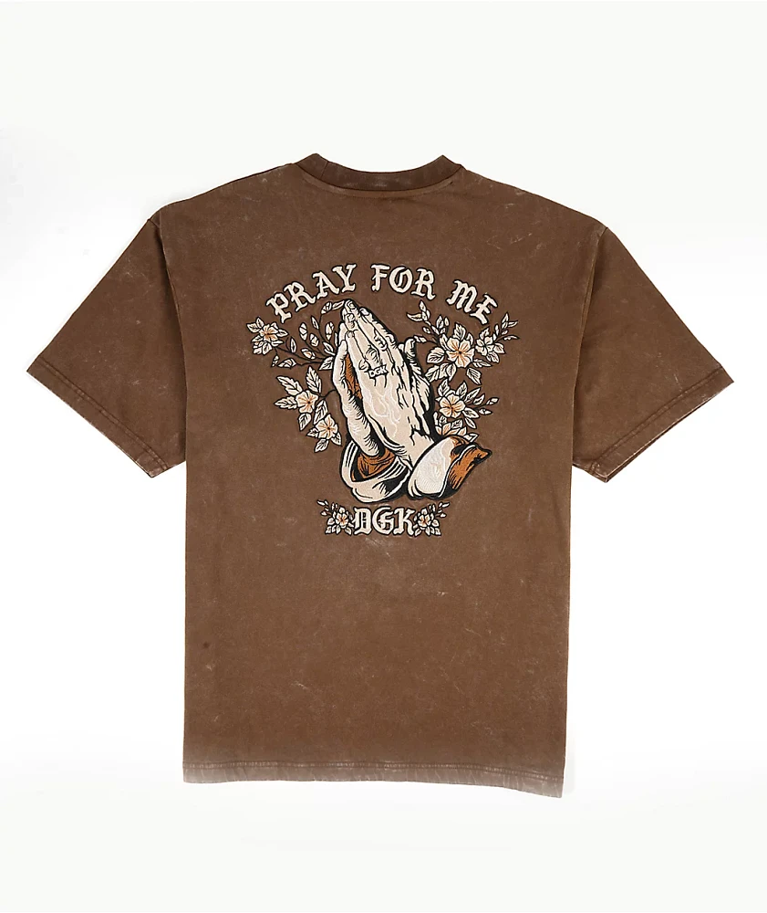 DGK Saint Brown Wash T-Shirt