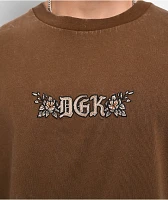 DGK Saint Brown Wash T-Shirt