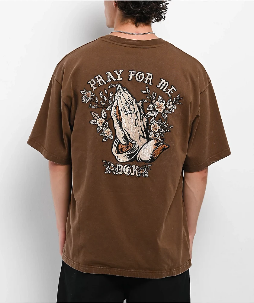 DGK Saint Brown Wash T-Shirt