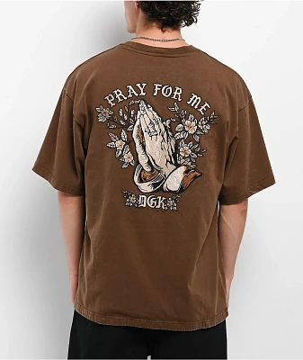 DGK Saint Brown Wash T-Shirt