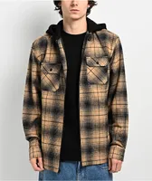 DGK Saint Tan Hooded Flannel Shirt