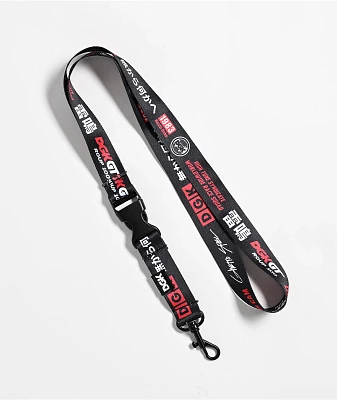 DGK Sakura Black Lanyard