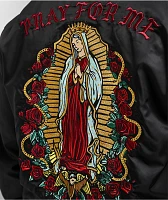 DGK Santa Maria Black & Red Varsity Jacket