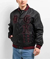 DGK Santa Maria Black & Red Varsity Jacket