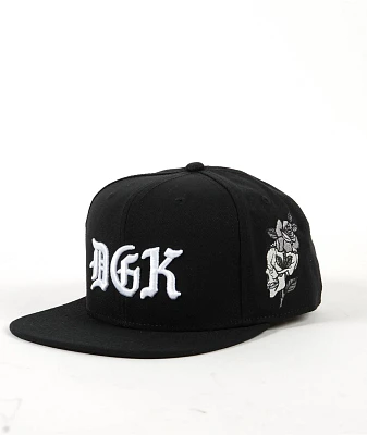 DGK Stay True Black Snapback Hat