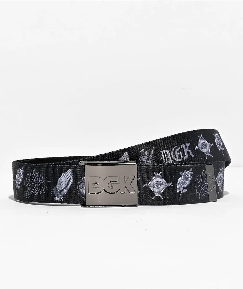 DGK Stay True Black Web Belt