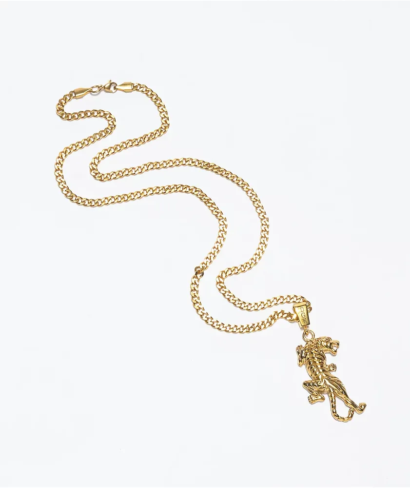 DGK Tiger Style Gold Chain Necklace