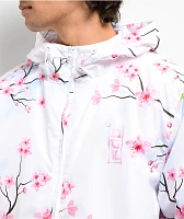 DGK Tranquil White Zip Windbreaker Jacket