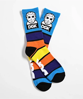 DGK UFO Black Crew Socks