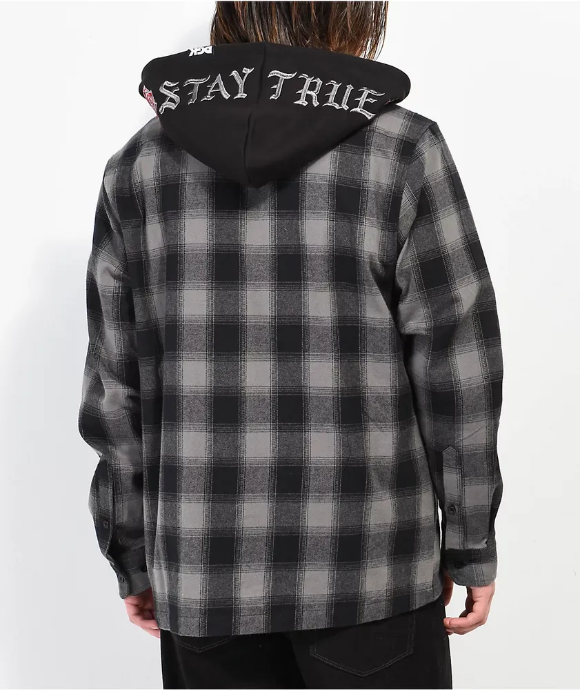 LUCLESAM Mens Plaid Splicing Hoodie Classic Flannel Streetwear Snow Jackets  Men With Long Sleeves And Hood For Men Sudaderas Hombre 221128 From  Youngstore01, $19.18