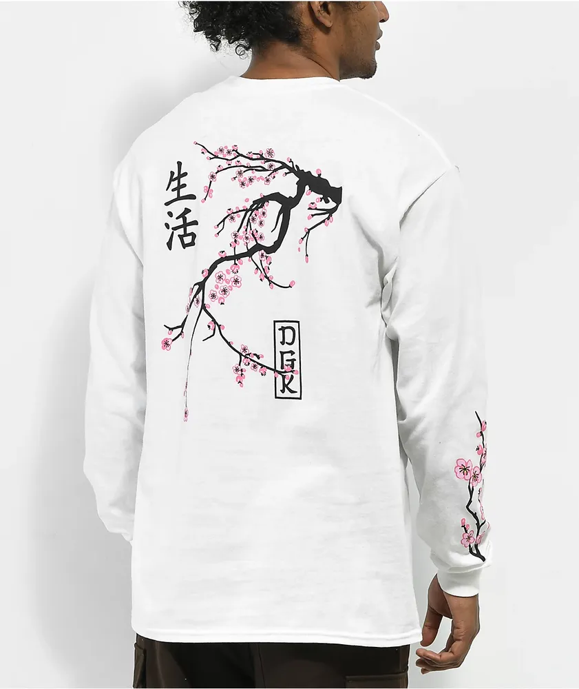 DGK Zen White Long Sleeve T-Shirt