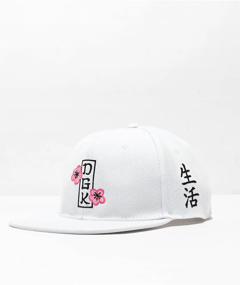 DGK Zen White Snapback Hat