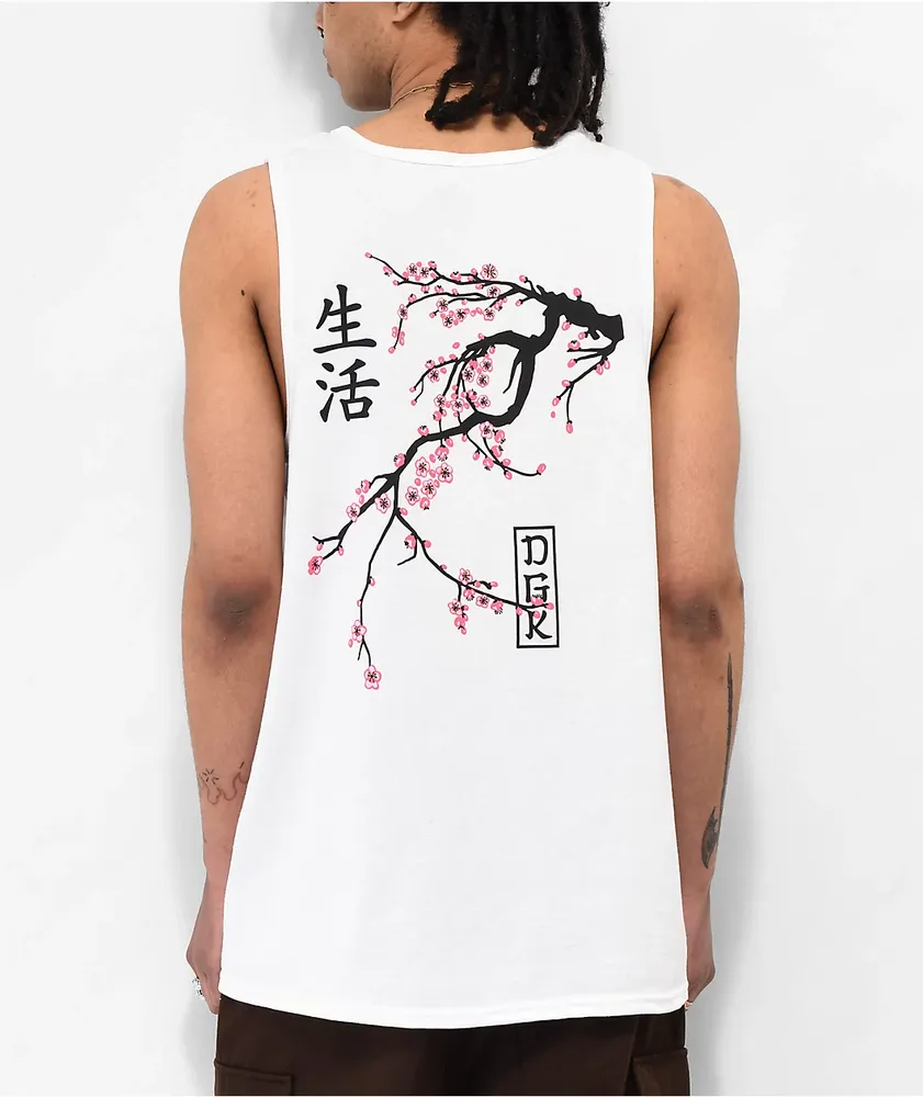 DGK Zen White Tank Top