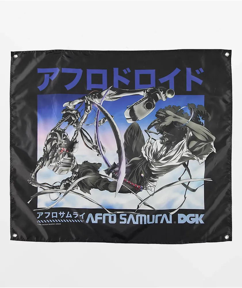 DGK x Afro Samurai Afro Droid Black Banner