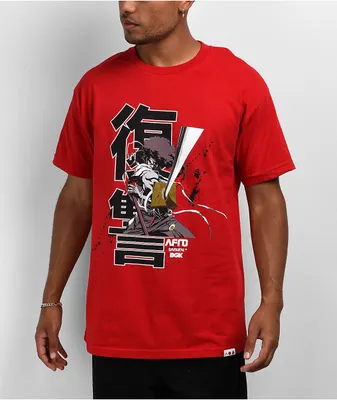 DGK x Afro Samurai Afro Red T-Shirt