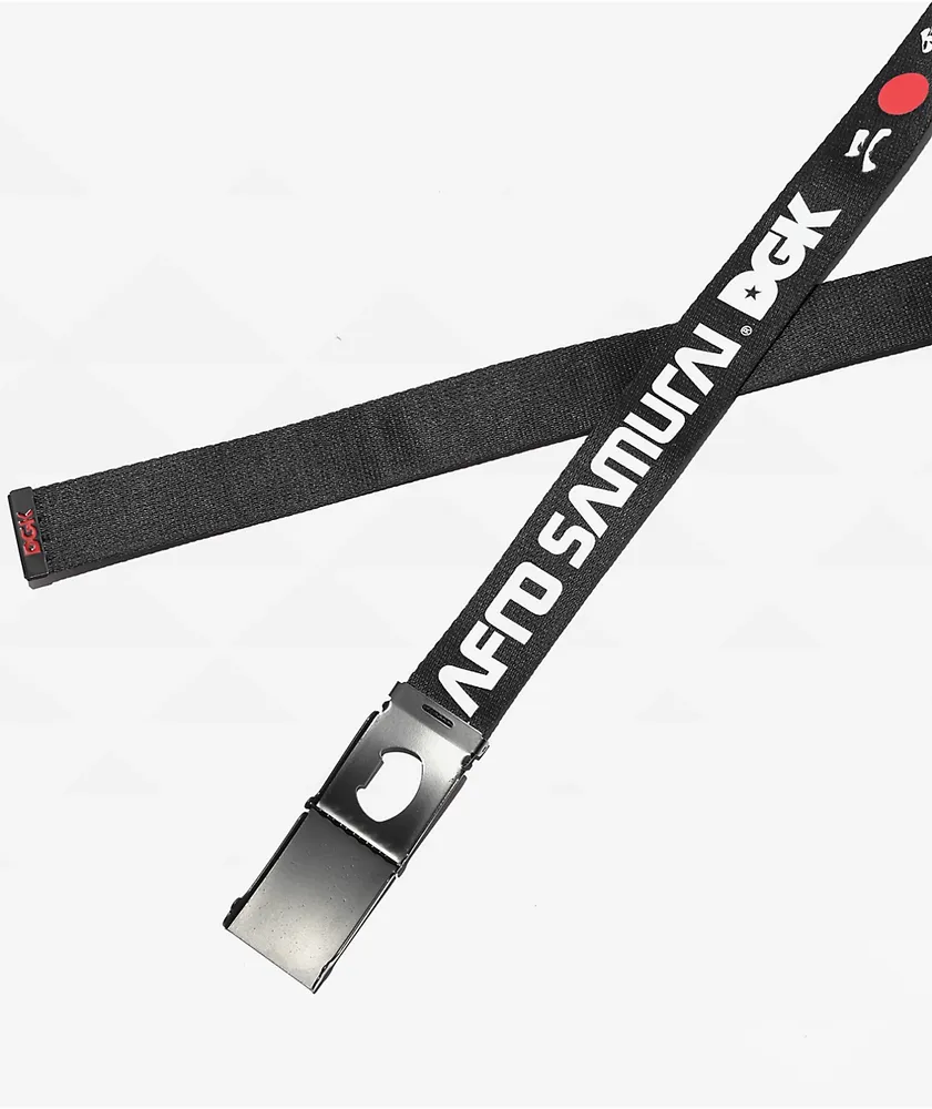 DGK x Afro Samurai Black Web Belt