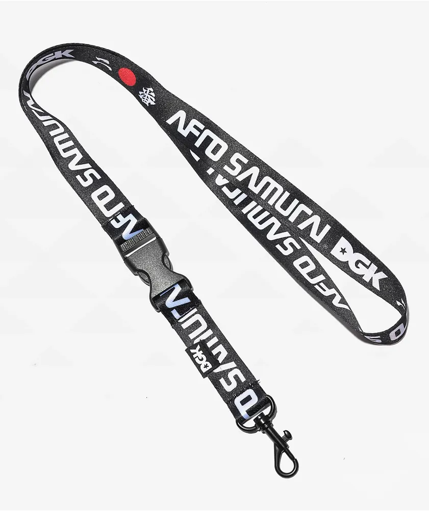 DGK x Afro Samurai Niban Black Lanyard