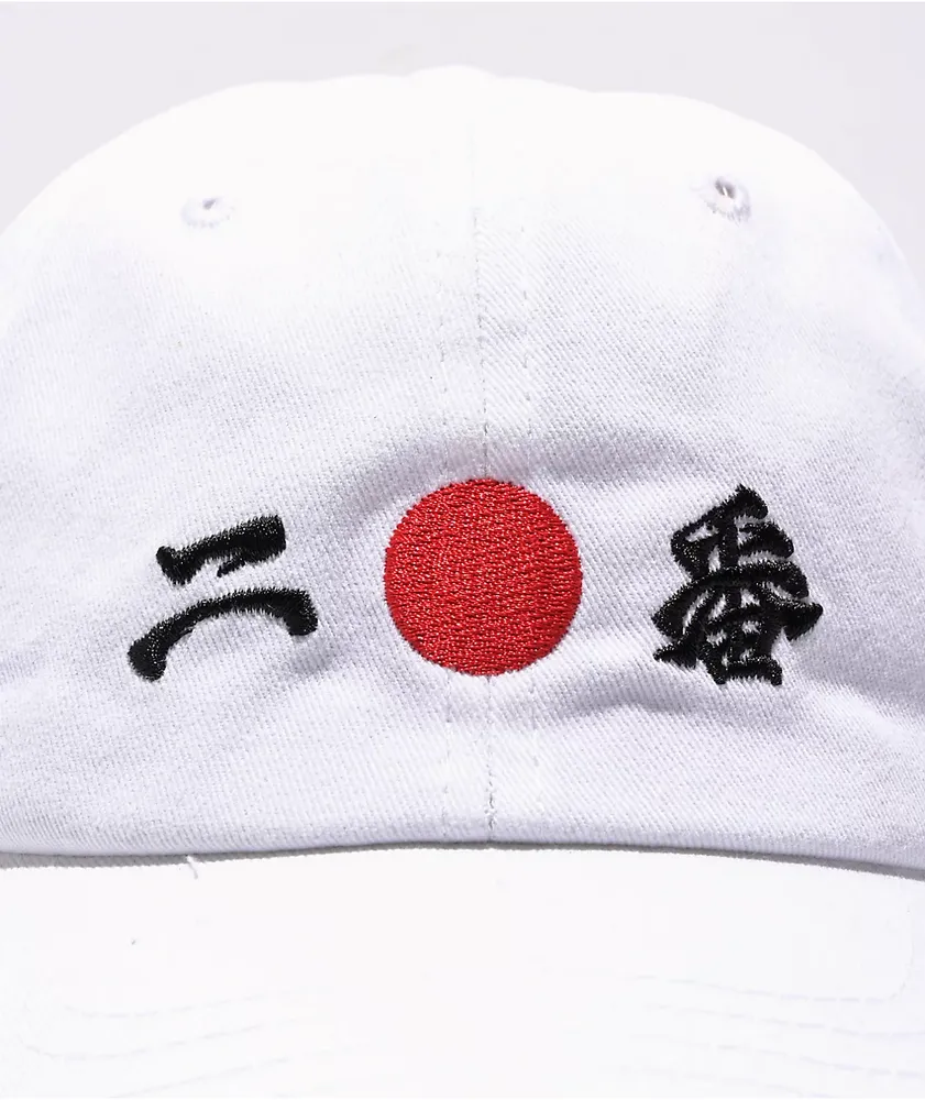 DGK x Afro Samurai Niban White Strapback Hat