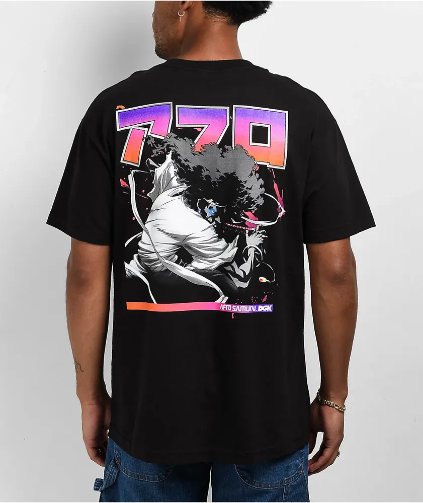 DGK x Afro Samurai The Blade Black T-Shirt