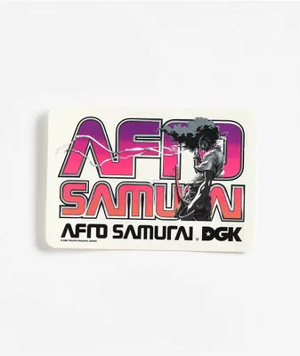 DGK x Afro Samurai The Blade Sticker