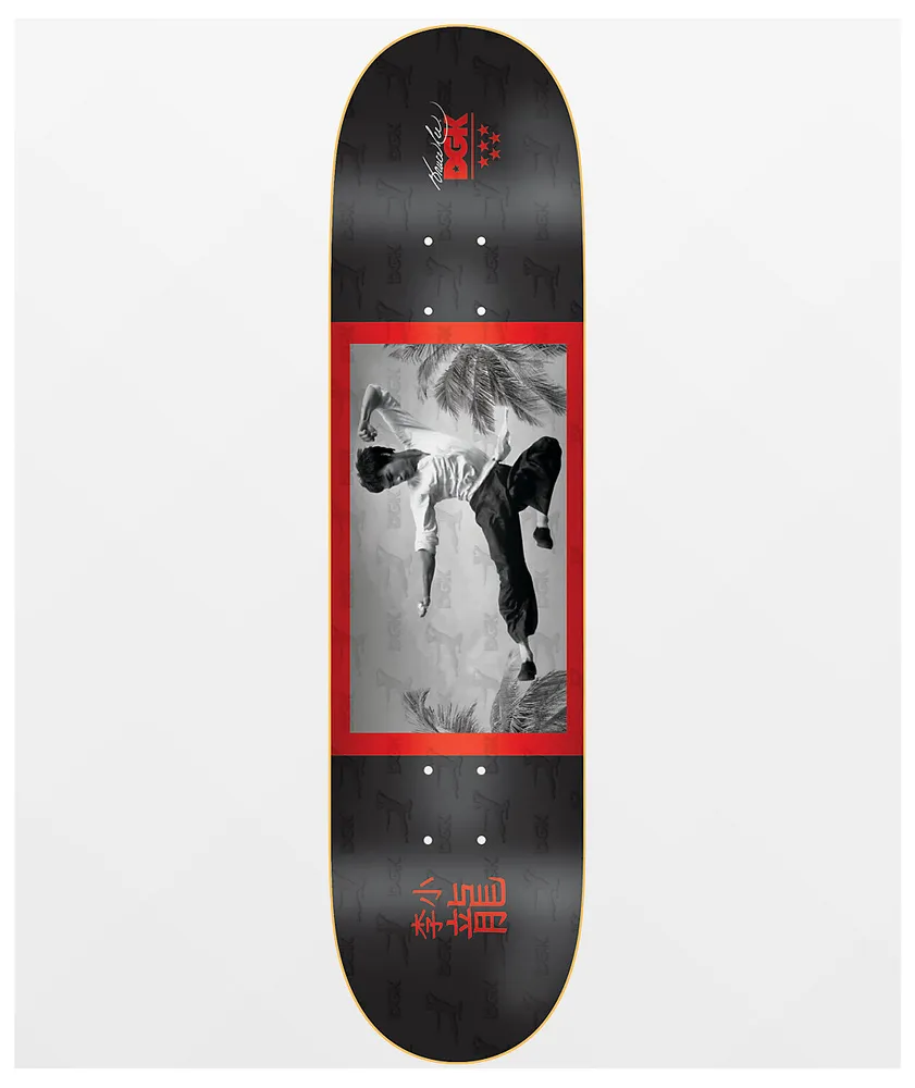 DGK x Bruce Lee Flying Man 8.25" Skateboard Deck