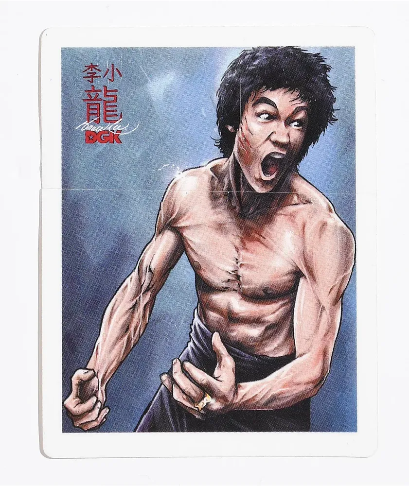 DGK x Bruce Lee No Way As Way Sticker