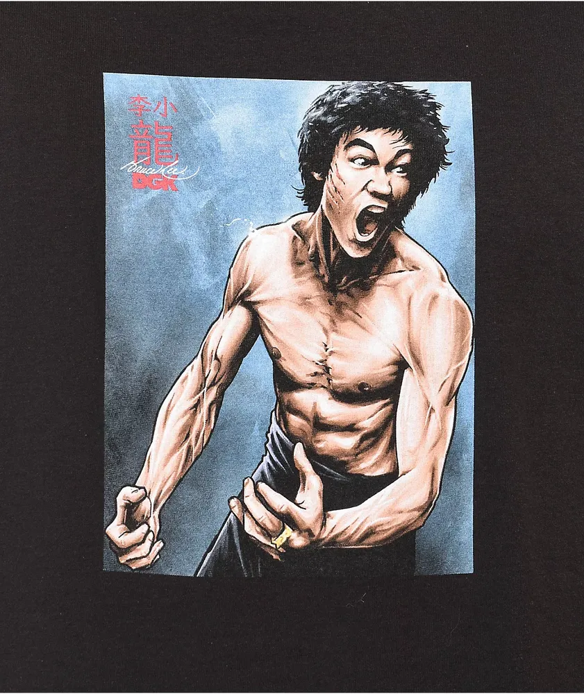 DGK x Bruce Lee No Way Black T-Shirt