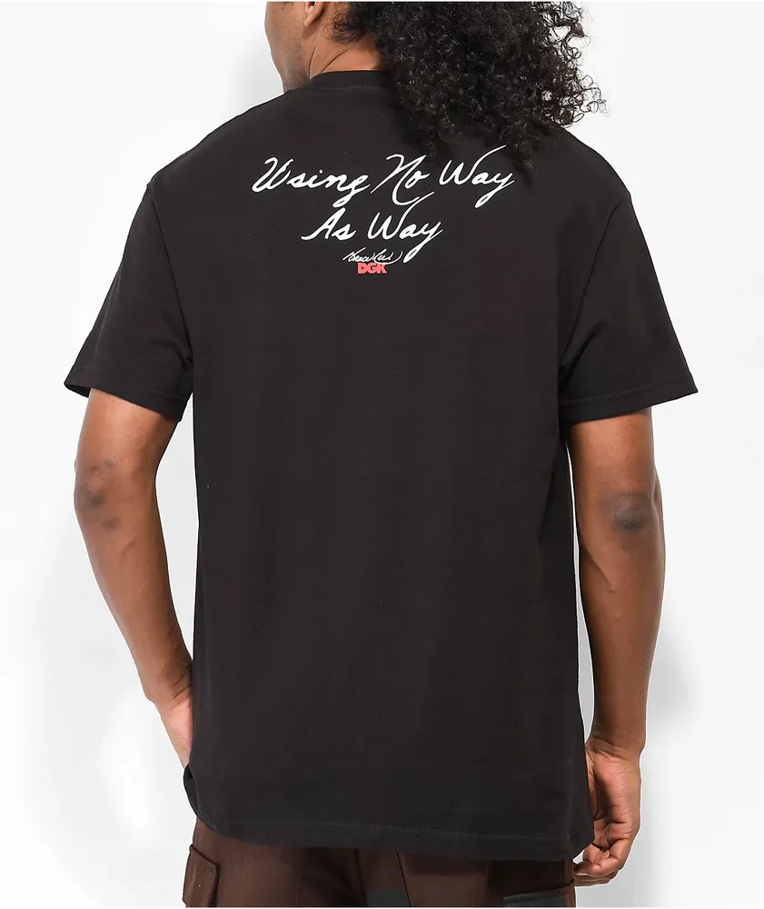 DGK x Bruce Lee No Way Black T-Shirt