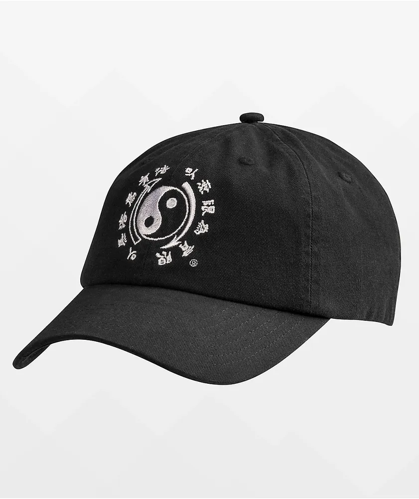 DGK x Bruce Lee Yin Yang Black Strapback Hat