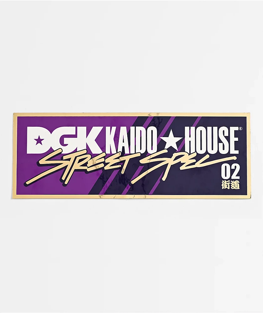 DGK x Kaido House Slap Sticker