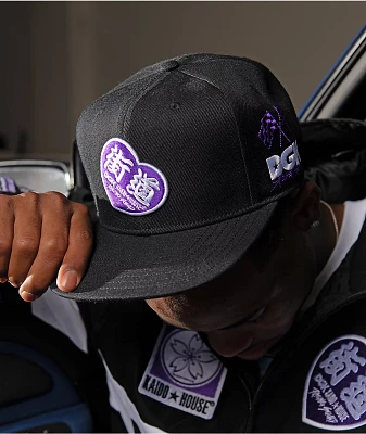 DGK x Kaido House Street Spec Black Snapback Hat