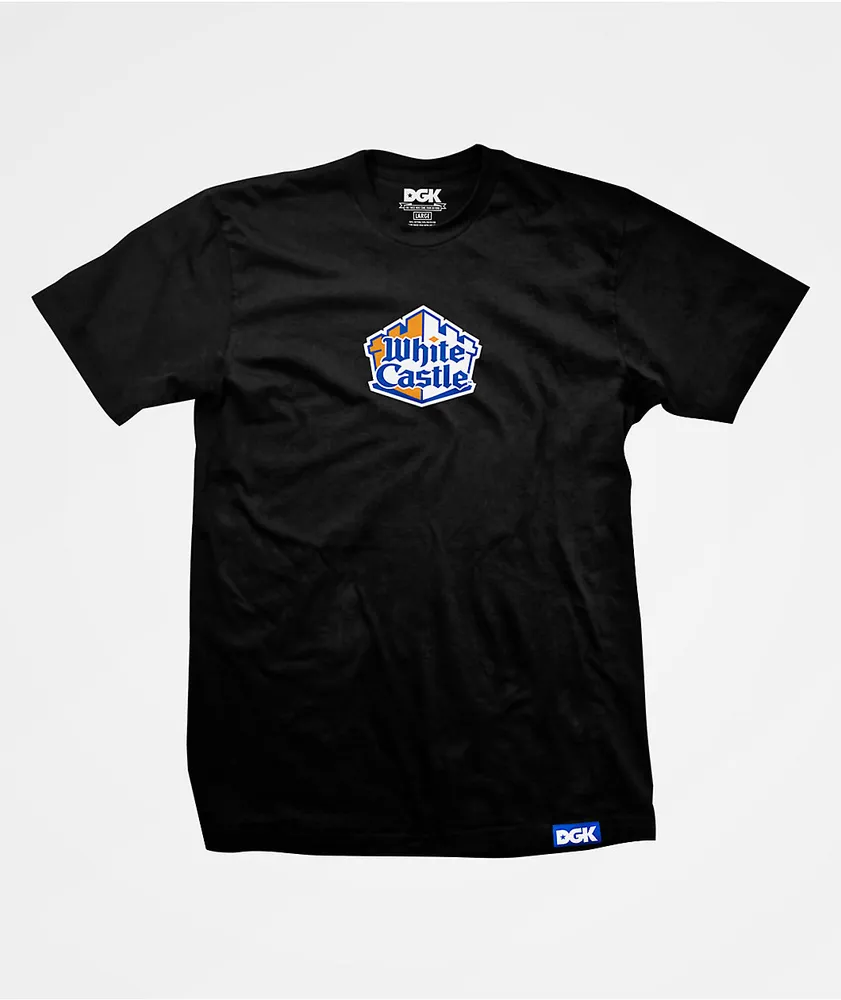 DGK x White Castle Lock Up Black T-Shirt