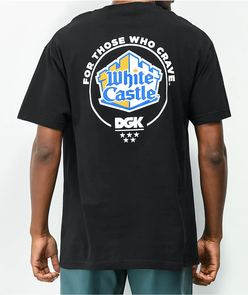 DGK x White Castle Lock Up Black T-Shirt