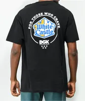 DGK x White Castle Lock Up Black T-Shirt