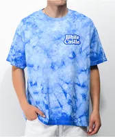 DGK x White Castle Who Craves Blue Tie Dye T-Shirt