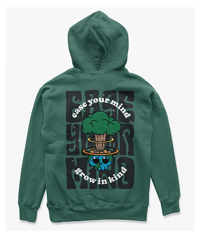 DREAM You Deserve To Be Loved Green Zip Hoodie