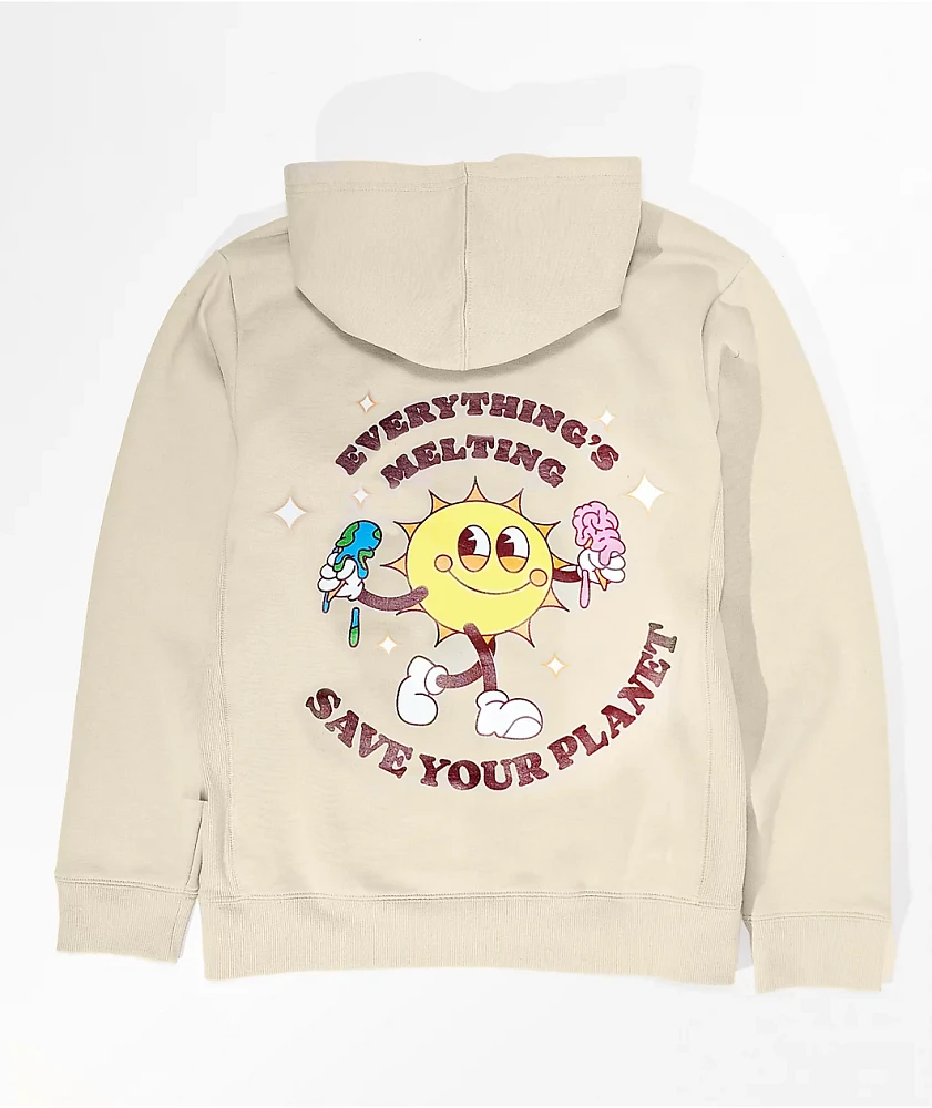 DREAM Everything's Melting Beige Hoodie