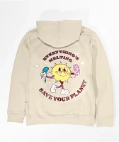 DREAM Everything's Melting Beige Hoodie