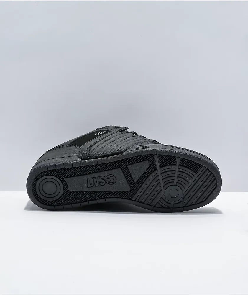 DVS Celcius Black & Black Leather Skate Shoes