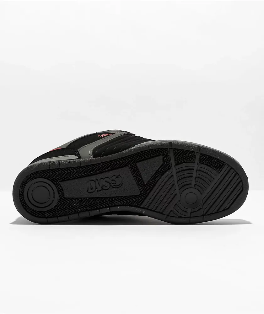 DVS Celsius Charcoal, Black & Red Skate Shoes