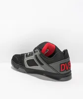 DVS Comanche Black, Charcoal, & Red Skate Shoes