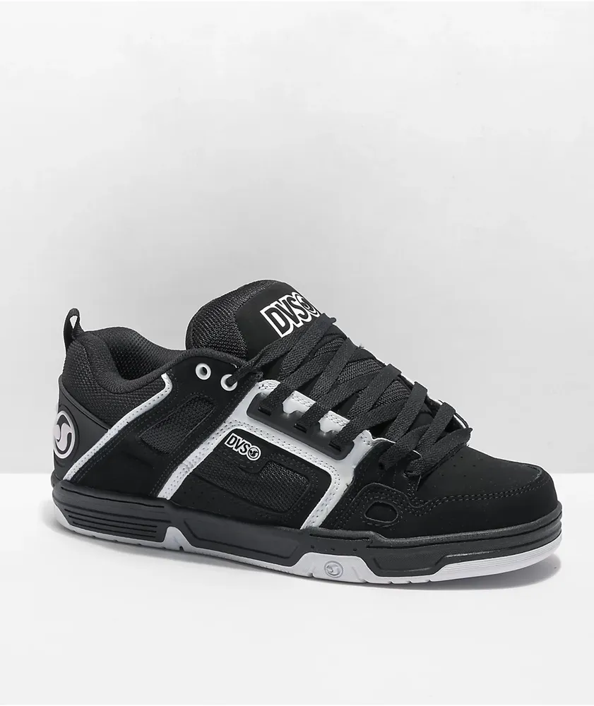 DVS Comanche Black & White Skate Shoes