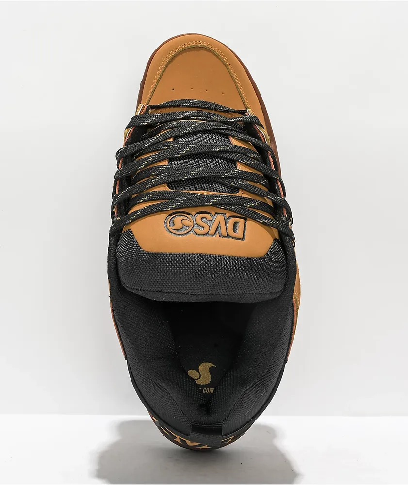 DVS Comanche Chamois, Black, & Gum Skate Shoes